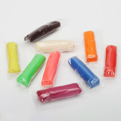 Factory Customized Flour Mud Colored Clay Plasticene 15G 28G Spot 9 Colors Optional Bulk Candy Bag Packaging