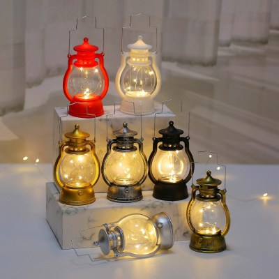 Electric Candle Lamp Led Small Lantern Creative Storm Lantern