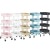 Plastic steel storage rack cart kitchen storage rack removable wheel finishing storage rack beauty salon cart