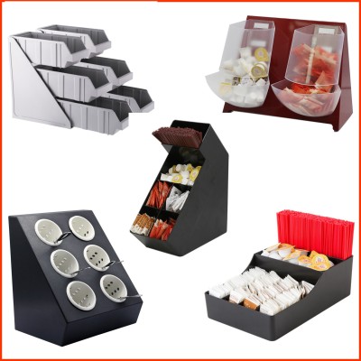 Coffee Tea Shop Bar Counter Napkin Box Bar Counter Multi-Purpose Tissue Straw Box Bar KTV Straw Box