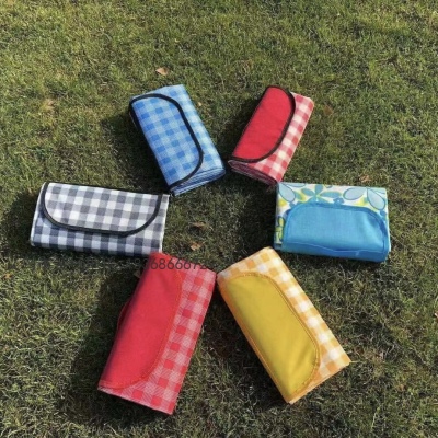 Oxford Cloth Picnic Mat Outdoor Mat Beach Mat Oxford Cloth 600D Bottom PVC Waterproof Layer Outdoor Supplies Mat