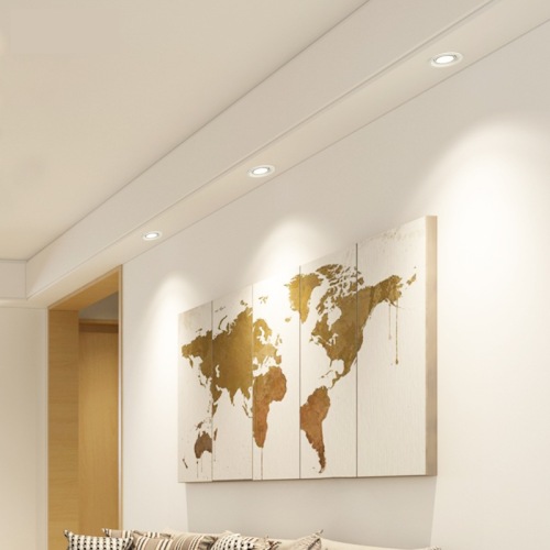 led focusing spotlight wall washing spotlight bull eye lamp embedded anti-glare ceiling spotlight without main light