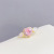 Peach Heart Japanese and Korean Affordable Luxury Fashion Ring Female Personality Ins Popular Net Red Special-Interest Design Index Finger Ring Open Lady