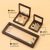 Packing Box Transparent Floating Box Jewelry Necklace Pendant Earring Ring Bracelet Stand Display Props Jewelry Rack