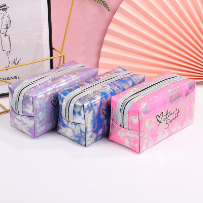 Ladies Travel Portable Tote Horizontal Cosmetic Bag Mobile Phone Lipstick Ins Internet Celebrity Wash Bag Factory Wholesale