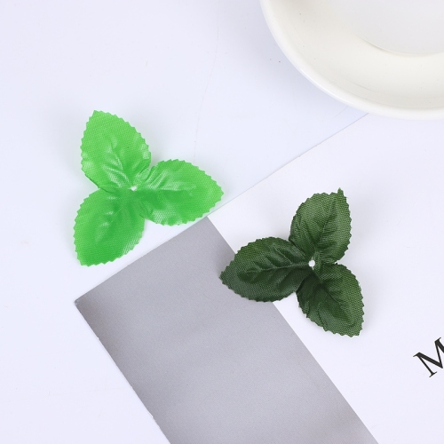 Factory Direct Supply Artificial Flower Leaf Triangle Leaf Peony Leaf Rose Leaf Quadrangle Leaf