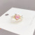 Peach Heart Japanese and Korean Affordable Luxury Fashion Ring Female Personality Ins Popular Net Red Special-Interest Design Index Finger Ring Open Lady