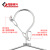 Factory Direct Sales! Stainless Steel Windproof Hanger Bold 4.0mm Solid Hanger Drying Rack Trousers Rack Wholesale