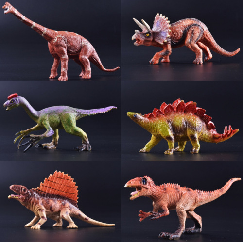 cross-border small dinosaur simulation animal model tyrannosaurus rex solid small dinosaur plastic static model toy