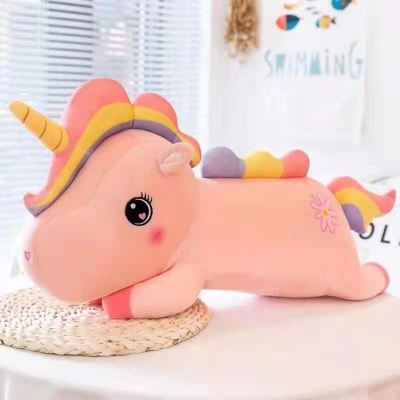 Rainbow Unicorn Plush Toy Pony Doll Rag Doll Pillow Doll Magic Horse Birthday Gift for Girls