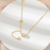 Korean Style Small Waist Necklace Women's Tassel Full Diamond Sweet and Simple Temperamental Minority Design Sense Internet Celebrity Clavicle Chain Jewelry