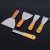 Wood Double Clamp Mirror Batch Knife Wooden Handle Stainless Steel Scrapers Cement Putty Knife Shovel Gray Putty Knife