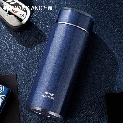 Wanxiang Thermal Cup 316 Stainless Steel Men's and Women's Business Gift Cup on-Vehicle Filter Tea Cup Wholesale Custom H68l