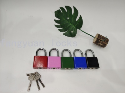 Blade lock small iron lock cabinet lock color blade square lock