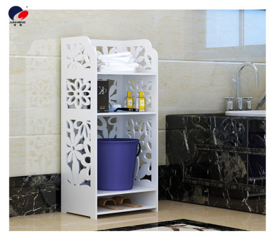 Bathroom Bucket Washbasin Storage Rack Bathroom Floor-Type Door-Free Storage Rack Washstand Side Pastoral Organizing Rack