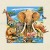 5D Painting Hot Sale 40 * 40cm Stereo Picture Animal Elephant