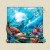 5D Painting Hot Sale 40 * 40cm Three-Dimensional Picture Children Shark Underwater World