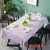PVC Simple Plaid Tablecloth Waterproof and Oil-Proof Tablecloth Factory Direct Sales
