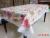 New PVC Three-Inch Lace Tablecloth Waterproof and Oil-Proof Tablecloth Factory Direct Sales