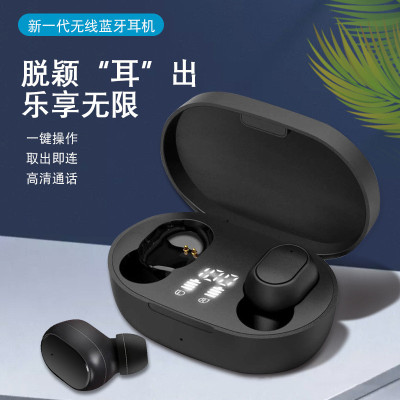 TWS Ear Band Digital Display Mini Invisible Wireless Bluetooth Headset Touch Button 5.0 System Wireless Bluetooth