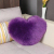 Wool proof plush pillow, love plush pillow, girl heart, heart-shaped pillow, sofa pillow,