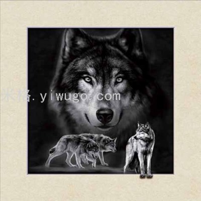 5D Painting Hot Sale 40 * 40cm Stereo Picture Children Wolf