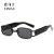 New Sunglasses 002 Street Shot Hipster Same Fashion with Earrings Small Square Box Sunglasses Female Fashion Glasses Wholesale