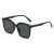 New GM Vpai Sunglasses Women's New Trendy Metal Tooth Square-Rimmed Glasses Men's and Women's Same V-Brand Sunglasses