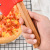 Creative Stainless Steel Axe Type Pizza Cutter Bamboo Handle Single Wheel Pizza Cutter Plastic Pie Separator Baking Gadget