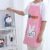 Cute Cartoon Household Apron Kitchen Waterproof Oil-Proof Cooking Apron PVC Lightweight Breathable Household Apron
