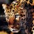 5D Painting Hot Sale 40 * 40cm Stereo Picture Animal Leopard