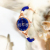 fkf bracelet watch hand rope stretch buckle lady's little dial fashion women's watch flash Diamond Watch