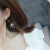 Sterling Silver Needle Korean Style Personalized Bow Earrings 2021 New Trendy Full Diamond Temperament Thin Effect Earrings Earrings for Women