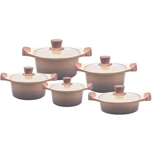 An Aluminum Pot Kitchenware Household Gas Electric Universal Pot with Two Handles Steamer Non-Stick Pan Soup Pot Cookware Stew Pot Kitchen Supplies Pot