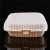 Disposable Degradable Environmental Protection Lunch Box Barbecue Fried Dumplings Rectangular to-Go Box Paper Box Takeaway Fast Food Snack Box