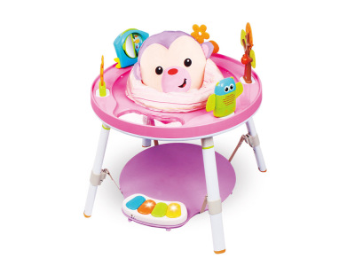 Baby Walker Three-in-One Jumping Chair Happy Table 03 Years Old Bouncing Gymnastic Rack Early Childhood Education Toys