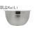 Stainless Steel Deepening Thickening Splash-Proof with Cover Salad Bowl Stirring and Killing Cream Basin Baking at Home Washing Basin