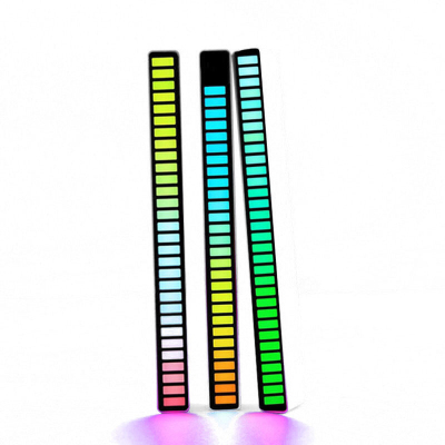 2021 RGB Voice-Activated Pickup Rhythm Lamp Colorful Voice-Activated Rhythm Music Ambience Light Car Desktop Led Colored Lamp