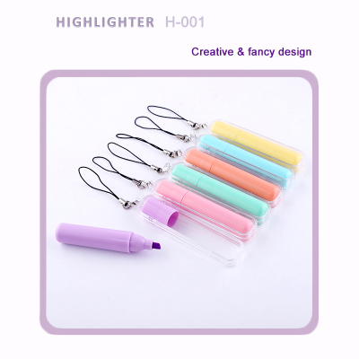 Mini Small Fluorescent Pen Lanyard Fluorescent Pen Gift Fluorescent Pen
