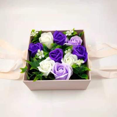 Factory Direct Sales Creative Soap Flower Gift Box Mother's Day Teacher's Day Gift Wedding Gift Business Gift