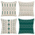 Amazon New Geometric Pattern Linen Pillow Cover Home Decoration Car Cushion Sofa Cushion Graphic Customization