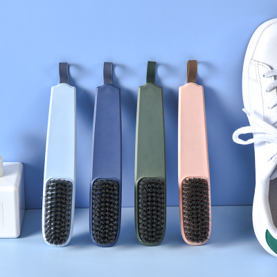 Shoe Brush Household Hanging Long Handle Travel Brush Laundry Portable Brush Shoes Cleaning Brush Clothes Cleaning Brush