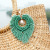 A Large Number of Products in Stock New Bohemian Tassel Key Chain Pendants Hand-Woven Rope Bends and Hitches Leaves Suitcase Hanger