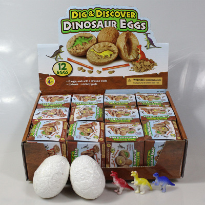 Cross-Border Hot Sale Digging Dinosaur Egg Archaeological Blind Box Toy Fossil Simulated Dinosaur Models DIY Toy Wholesale