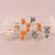 9 Models of Cat and Mouse Anime Peripheral Hand-Made Tom Jerry Doll Doll Cake Decorative Ornaments
