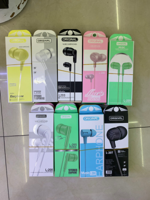 L201-L209 Macarons Headphone with Microphone