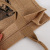 Professional Customized Yellow Sack Imitation Handbag Sack Tea Red Wine Gift Bag Film Waterproof