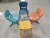 Plastic Bench Thickened Small Stool Ins Nordic Children Baby Photo Chair Home Living Room with Backrest