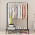Clothes Hanger Floor Assembly Indoor and Outdoor Single Rod Type Drying Rack Bedroom Hanger Household Simple