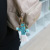 Nordic Style Hand-Woven Pendant Tassel Bohemian Style Cotton String Creative Cactus Keychain Handbag Pendant